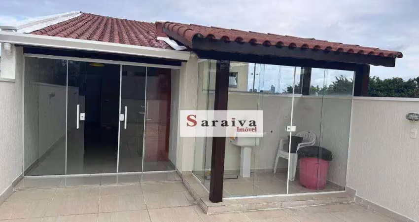 Cobertura com 3 dormitórios à venda, 166 m² por R$ 680.000,00 - Vila Scarpelli - Santo André/SP