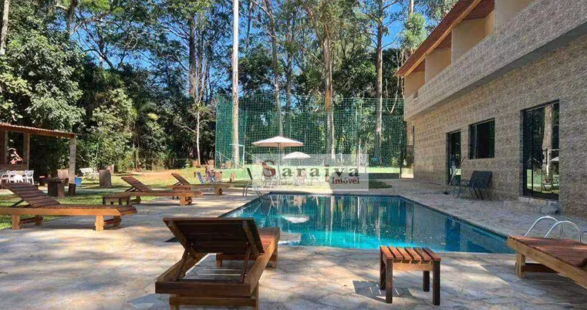 Chácara com 5 dormitórios à venda, 9075 m² por r$ 5.000.000,00 - eldorado - diadema/sp