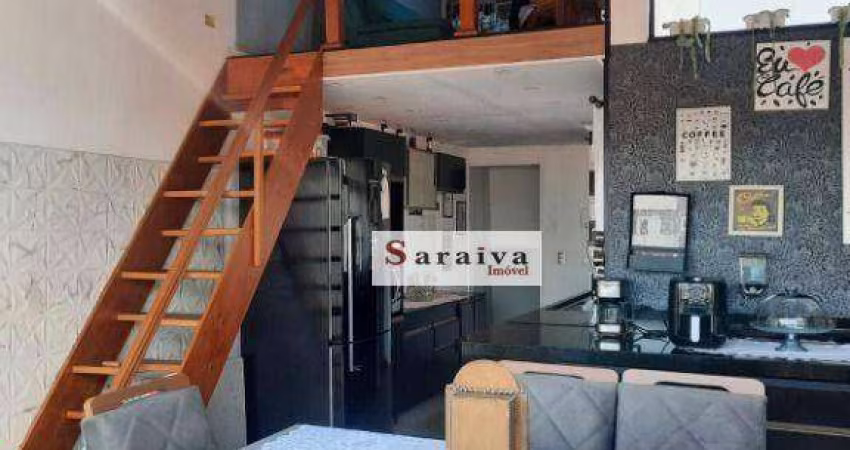 Cobertura à venda, 130 m² por R$ 520.000,00 - Vila Scarpelli - Santo André/SP