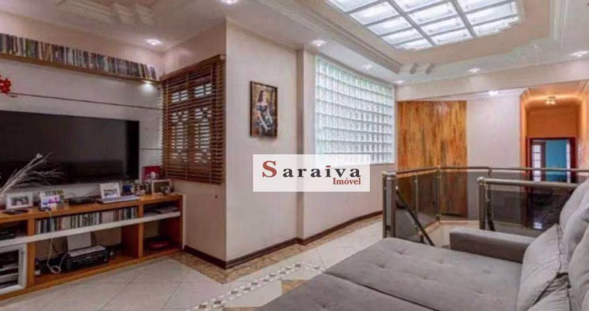 Sobrado com 3 dormitórios à venda, 195 m² por R$ 1.250.000 - Vila Camilópolis - Santo André/SP