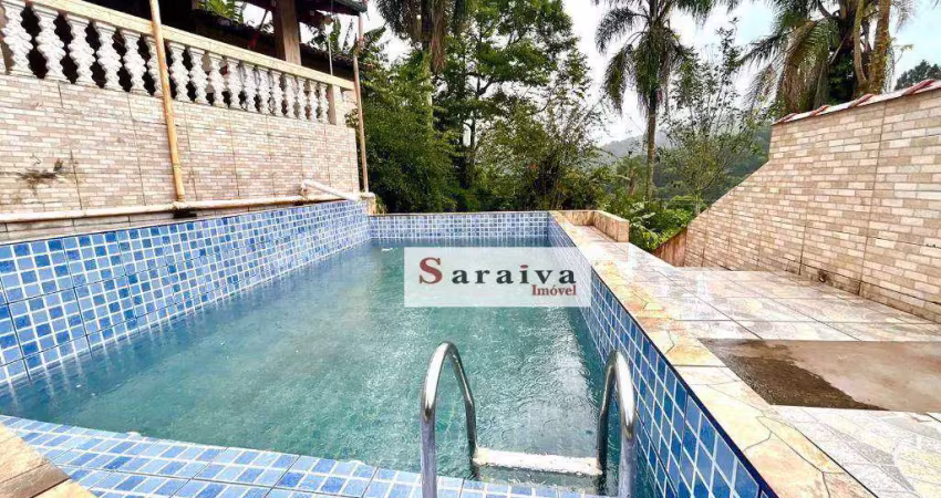 Chácara com 4 dormitórios à venda, 2106 m² por r$ 935.000,00 - jardim pilar velho (santa luzia) - ribeirão pires/sp