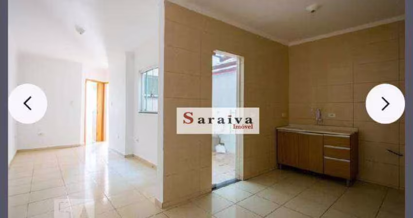 Apartamento com 2 dormitórios à venda, 52 m² por R$ 280.000,00 - Jardim do Estádio - Santo André/SP