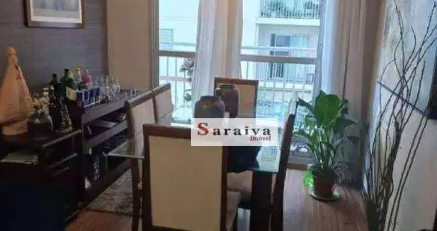 Apartamento com 3 dormitórios à venda, 67 m² por r$ 445.000 - vila homero thon - santo andré/sp