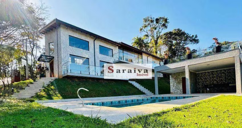 Casa com 4 dormitórios à venda, 300 m² por r$ 2.200.000,00 - rio abaixo - atibaia/sp