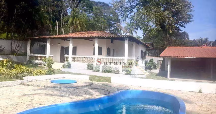 Chácara com 5 dormitórios à venda, 1700 m² por r$ 780.000,00 - parque cerejeiras - suzano/sp