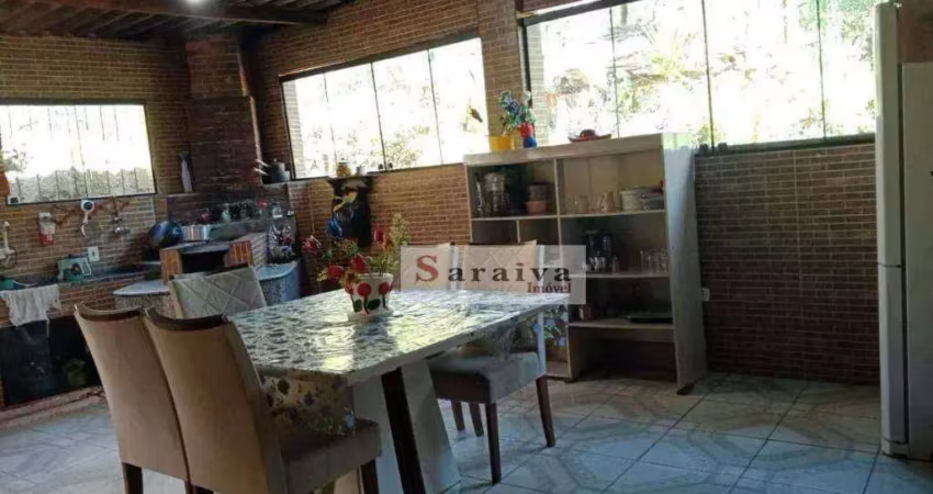 Chácara com 4 dormitórios à venda, 700 m² por r$ 430.000,00 - riacho grande - são bernardo do campo/sp