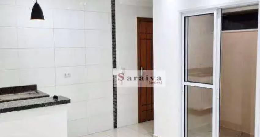 Apartamento com 2 dormitórios à venda, 39 m² por r$ 275.000,00 - jardim cristiane - santo andré/sp