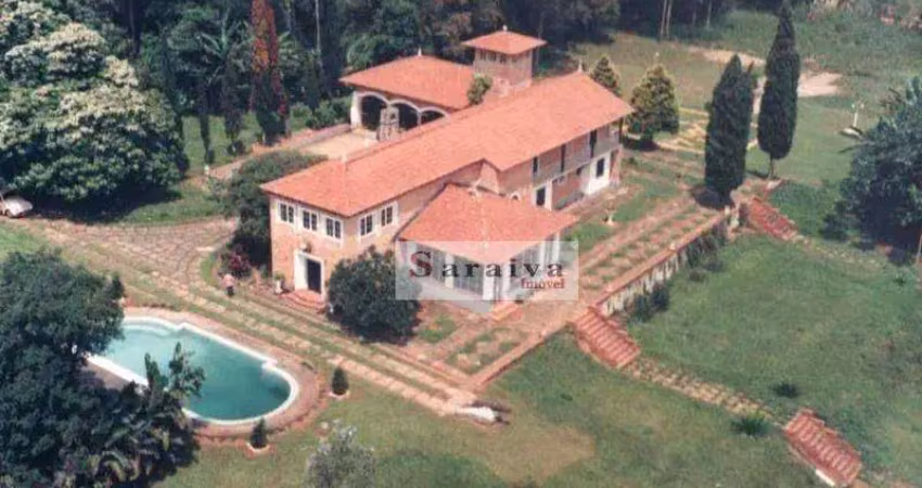 Chácara com 12 dormitórios à venda, 36000 m² por r$ 12.000.000,00 - alvarenga - são bernardo do campo/sp