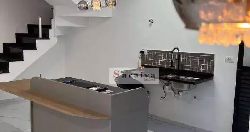 Sobrado com 3 dormitórios à venda, 102 m² por r$ 695.000 - vila lucinda - santo andré/sp