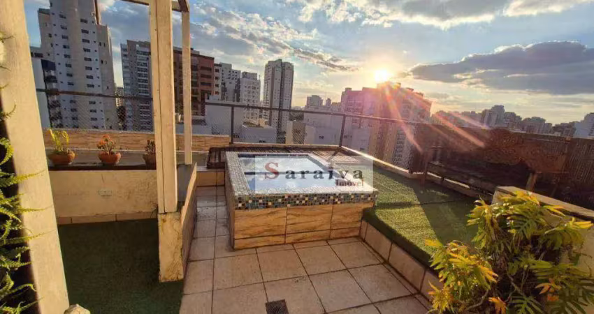 Cobertura com 2 dormitórios à venda, 164 m² por r$ 1.250.000 - saúde - são paulo/sp