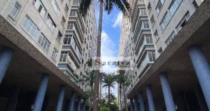 Apartamento com 1 dormitório à venda, 57 m² por r$ 480.000,00 - aparecida - santos/sp
