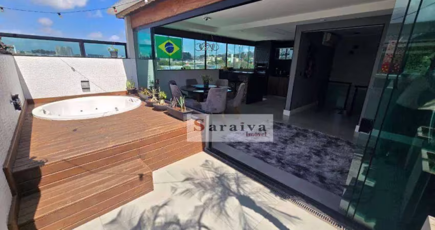 Apartamento duplex com 4 dormitórios à venda, 150 m² por r$ 1.220.000,00 - paulicéia - são bernardo do campo/sp
