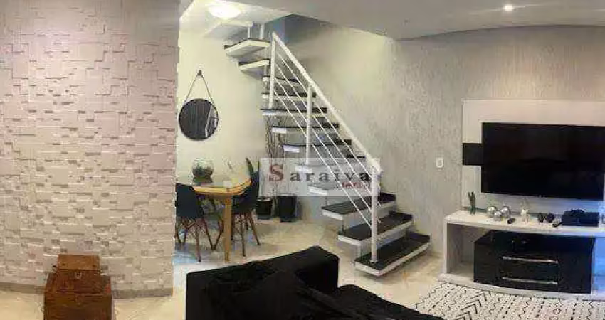 Sobrado com 3 dormitórios à venda, 230 m² por r$ 620.000,00 - vila cláudio - santo andré/sp