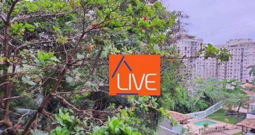 Live vende apartamento 3 quartos, indevassado, condomínio arborizado
