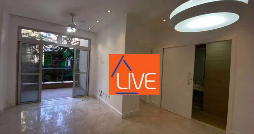 LIVE VENDE: Ótimo Apartamento com 2 quartos, suíte, varanda, vaga, 1 quadra da Praia, 80 m² por R$ 750.000 - Icaraí - Niterói/RJ
