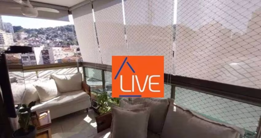 LIVE VENDE: Ótimo Apartamento com 3 quartos, suíte, varanda, vaga, lazer, 133 m² por R$ 950.000 - Icaraí - Niterói/RJ
