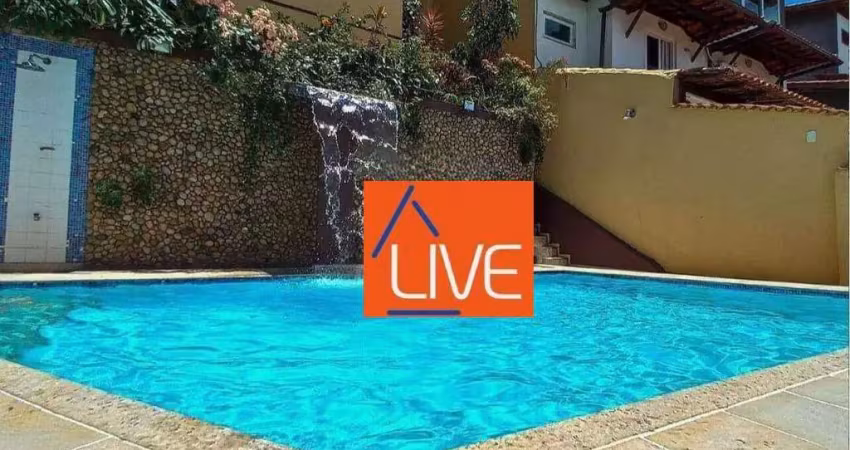 Live vende: casa com 5 quartos, 2 suítes, 350 m² por r$ 1.799.000 - camboinhas - niterói/rj