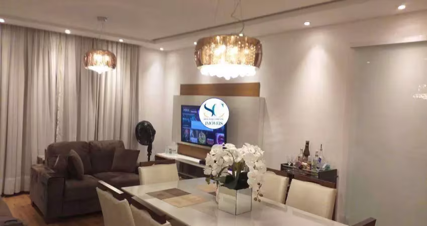 Apartamento à venda, 2 quartos, 1 vaga, vila mathias - santos/sp