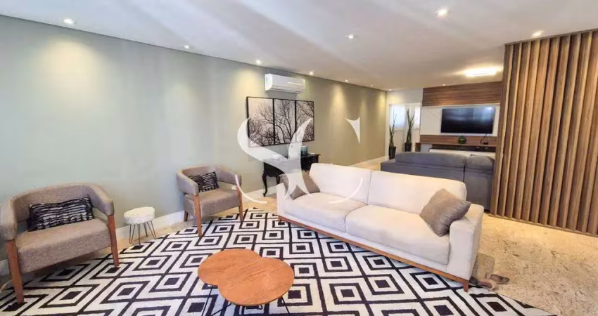 Vende-se apartamento na quadra da praia, vista para o mar, 4 dormitórios, 2 suítes, embaré - santos sp