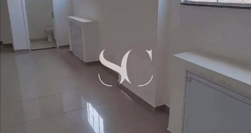 Sala comercial nova para locação no bairro da aparecida em santos/sp