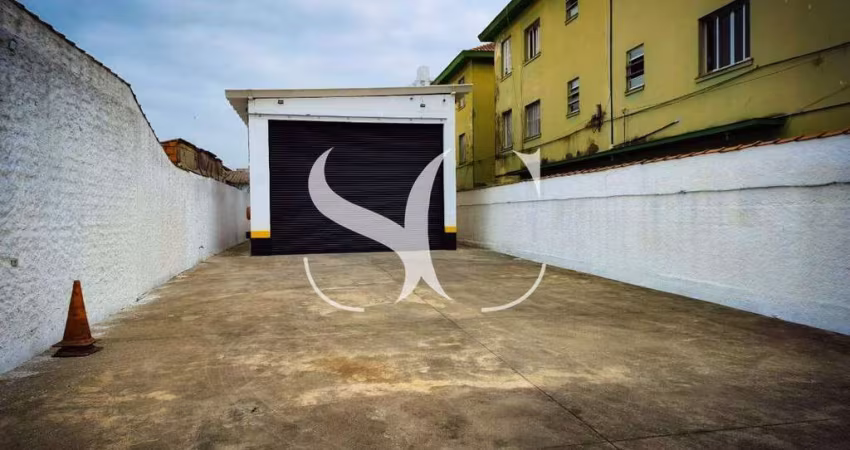 Aluga-se galpão todo pavimentado no Macuco em Santos