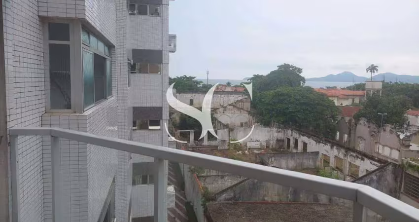 Vende-se apartamento de 03 dormitórios sendo 01 suíte, vista mar, no bairro de aparecida em santos