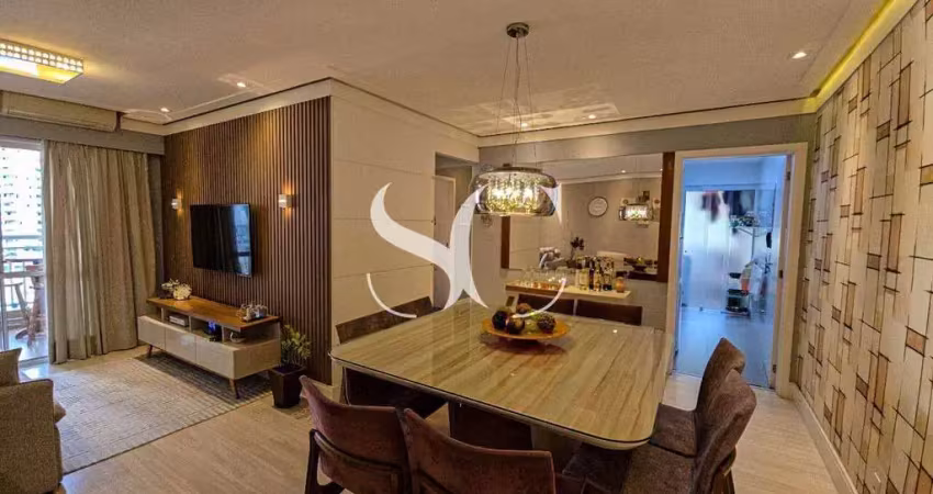 Vende-se apartamento 3 quartos com 1 suíte, 84 m², mobiliado em marapé, santos