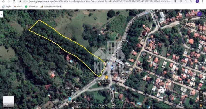 Terreno à venda, 11258 m² por r$ 800.000,00 - itaipuaçu - maricá/rj