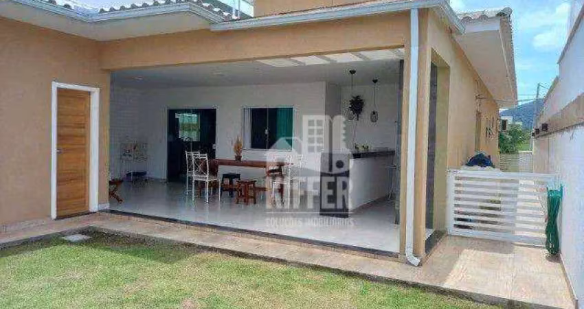 Casa linear de luxo com 3 quartos no alphaville maricá – condomínio completo e estuda permuta