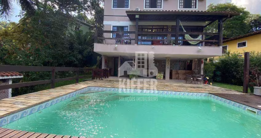Casa com piscina em condomínio fechado – vista espetacular, 3 quartos, 585m² – itaipu, niterói