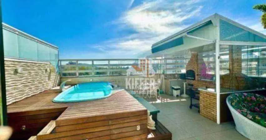 Cobertura LINEAR no Ingá  3 Quartos Planejados, Piscina, Churrasqueira, Energia Solar e Vista Livre | 3 Vagas na Escritura.