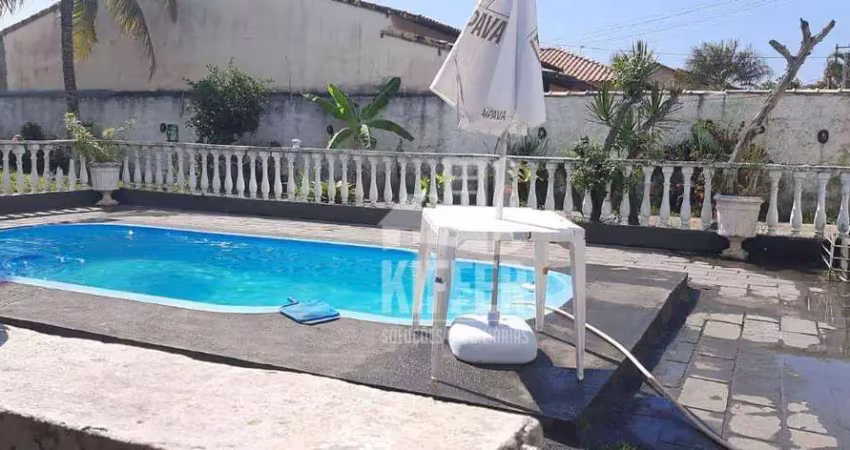 Duas casas no mesmo terreno com piscina e área gourmet à venda no barroco – maricá