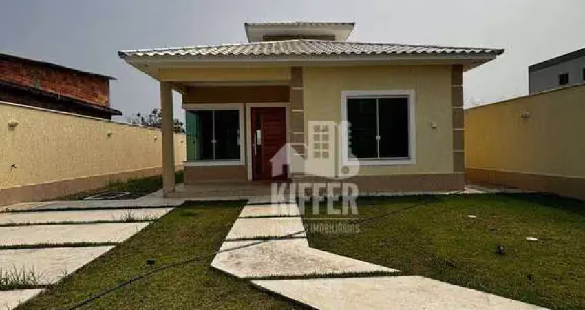 Casa com 3 quartos em itaipuaçu – rua 81, próx. à av. 2 | área gourmet | cisterna | porcelanato