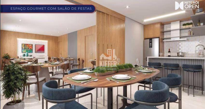 Apartamento com 1 dormitório à venda, 45 m² por R$ 287.000,00 - Fonseca - Niterói/RJ