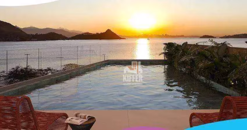 Apartamento Duplex com 1 quarto à venda, 50 m² por R$ 821.940 - Charitas - Niterói/RJ