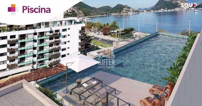 Apartamento com 2 quartos à venda, 93 m² por R$ 1.373.505 - Charitas - Niterói/RJ