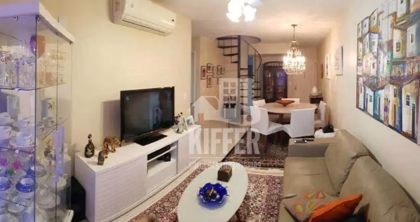 Cobertura com 3 dormitórios à venda, 187 m² por r$ 1.100.000,00 - ingá - niterói/rj