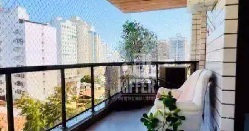 Um por andar - apartamento com 4 dormitórios à venda, 220 m² por r$ 1.275.000 - jardim icaraí - niterói/rj