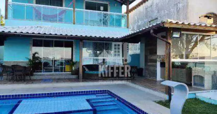 Casa com 6 dormitórios à venda, 296 m² por r$ 1.100.000,00 - praia do sudoeste - são pedro da aldeia/rj