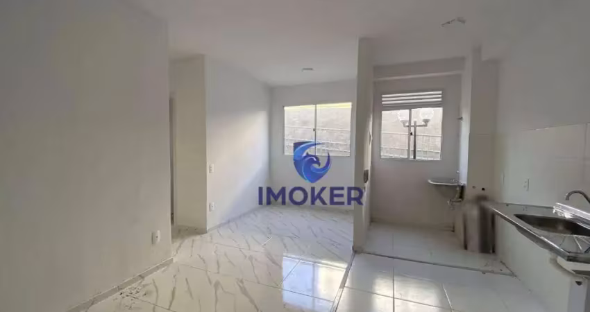 Apartamento térreo na vila perracine, poá/sp; 2 quartos; 1 banheiro; 1 vaga; condomínio com área de lazer.