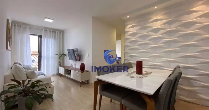 Apartamento semimobiliado próximo ao shopping; suzano/sp; 3 dormitórios; sala para dois ambientes, com sacada; planejados; 1 vaga.
