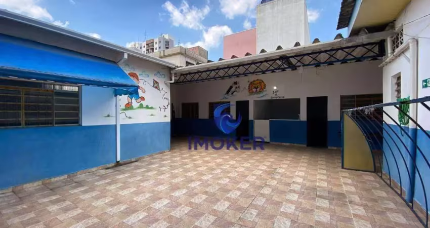 Imóvel comercial próximo ao centro de suzano/sp; para renda ou negócio próprio; 240 m² de á/t; esquina; + 200 m² de á/c; 8 salas; 4 banheiros; pátio.
