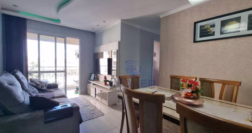 Apartamento no condomínio Flex, Suzano/SP; 3 quartos; 1 vaga; mobiliado; amplo lazer
