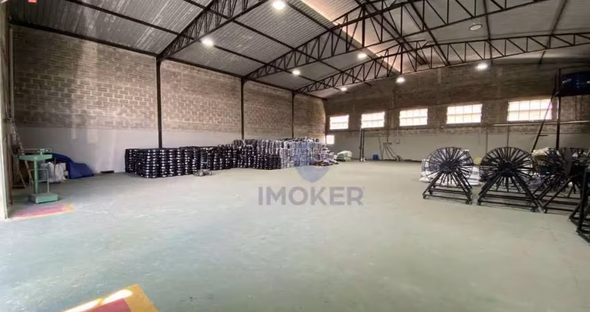 Galpão industrial (zeu-2/alta incomodidade) em suzano/sp; 806 m² de terreno; 640 m² de vão livre; 99 kva; 2 entradas; estacionamento.
