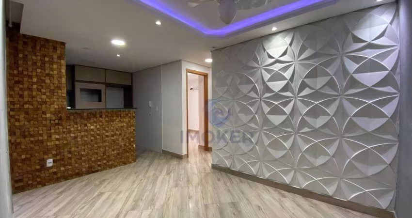 Apartamento térreo em Suzano/SP; 2 dormitórios; quintal; cozinha planejada; 1 vaga.