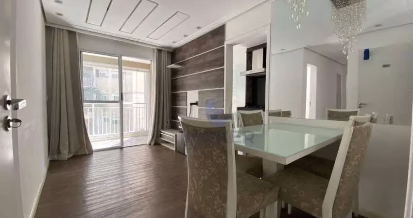 Apartamento semimobiliado no vila nova paisagem; suzano/sp; 2 dormitórios; planejados; sacada; 1 vaga.