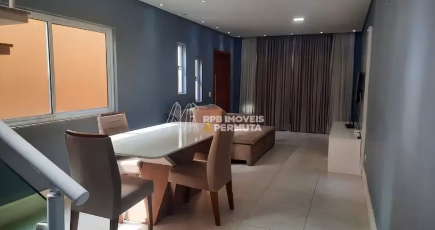 Sobrado a venda 168 m² | 3 dormitórios sendo 1 suíte | 2 vagas para automóvel e área gourmet