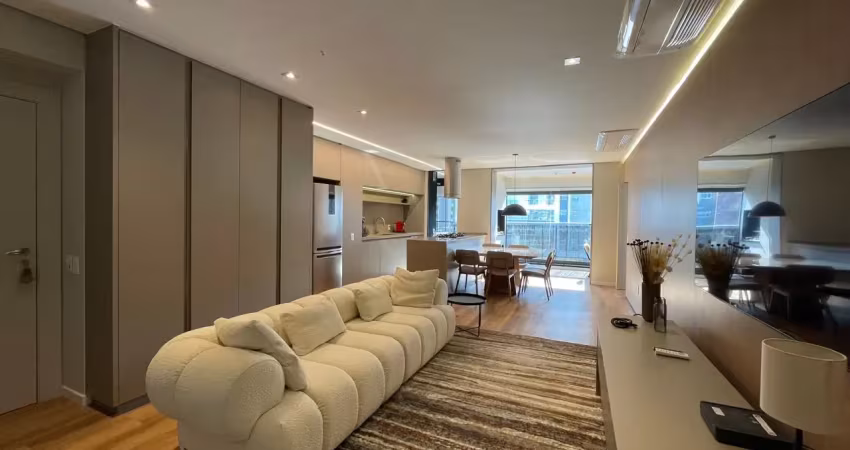 Imóvel p aluguel possui 105 m² | 2 suítes | 2 vagas | mobiliado jardim das acácias - são paulo - sp