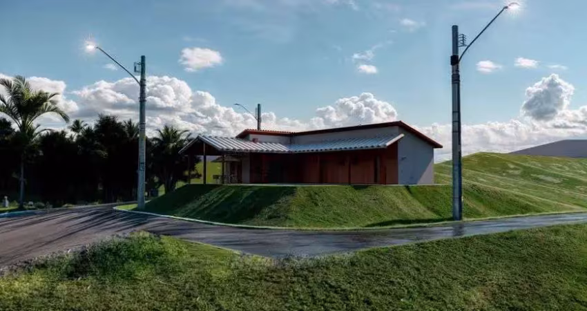 CHACARA NA PLANTA, TOTALMENTE DE ALVENARIA CONSTRUÍMOS DO ZERO