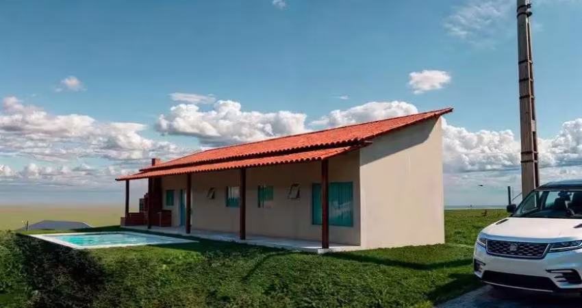 Chacara na planta, totalmente de alvenaria construímos do zero